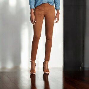 CHAPS RALPH LAUREN Faux Suede Leggings